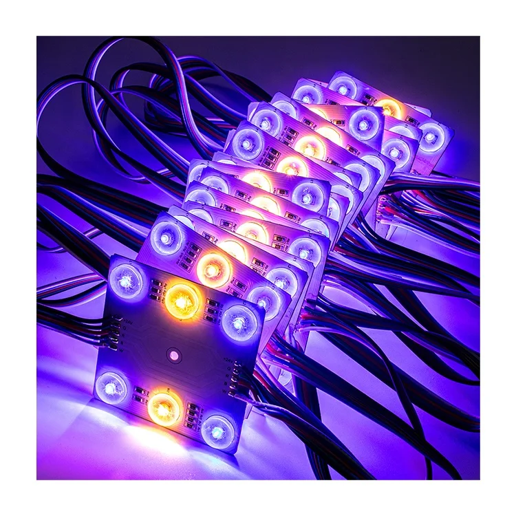 24V 6 LED RGBW Module for Backlighting Light Box Ceiling Lamp Ad Engineering Logo Signs Real Estate Fence Advertising Billboards