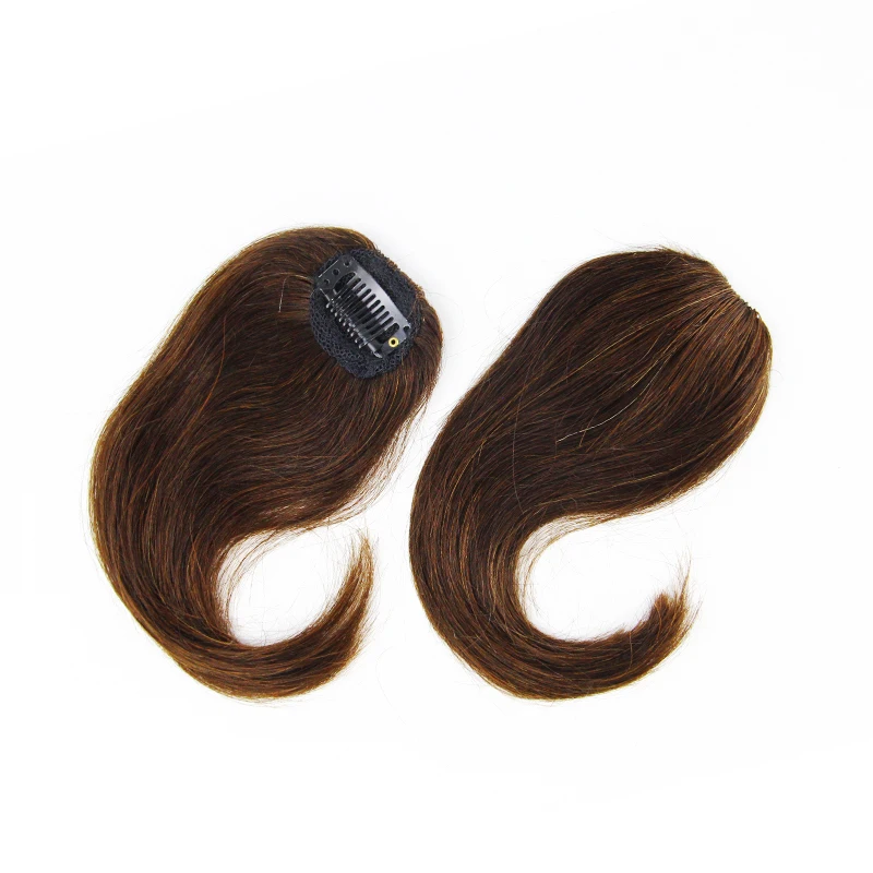 100% Human Hair Fringe Wigs Bang Wig Human Hair Curly Extension With Fringe