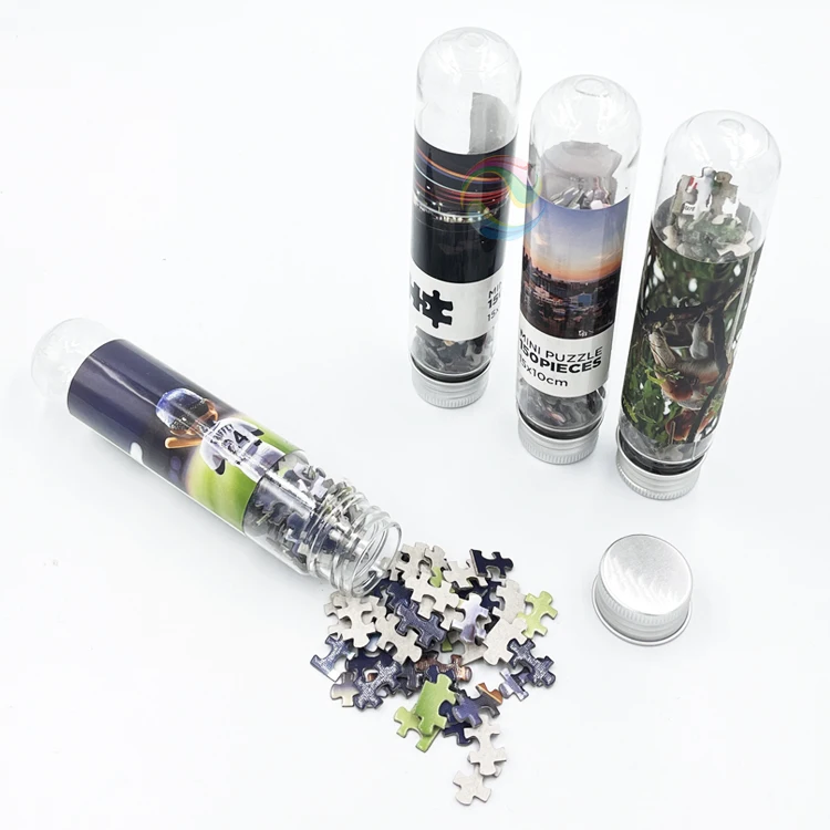 Factory Customizable Plastic Test Tube Puzzle Educational DIY Toy for Unisex Kids Made from Paper