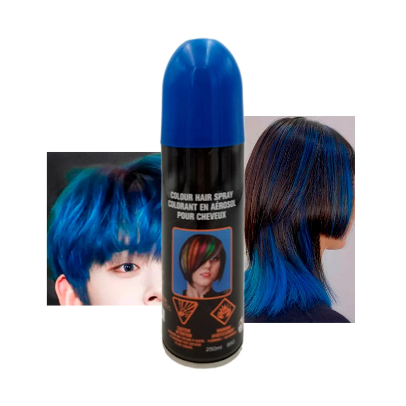 China Factory Wholesale Professional Hair Color Spray 120ml Temporary Color Hair Dye Spray for Halloween