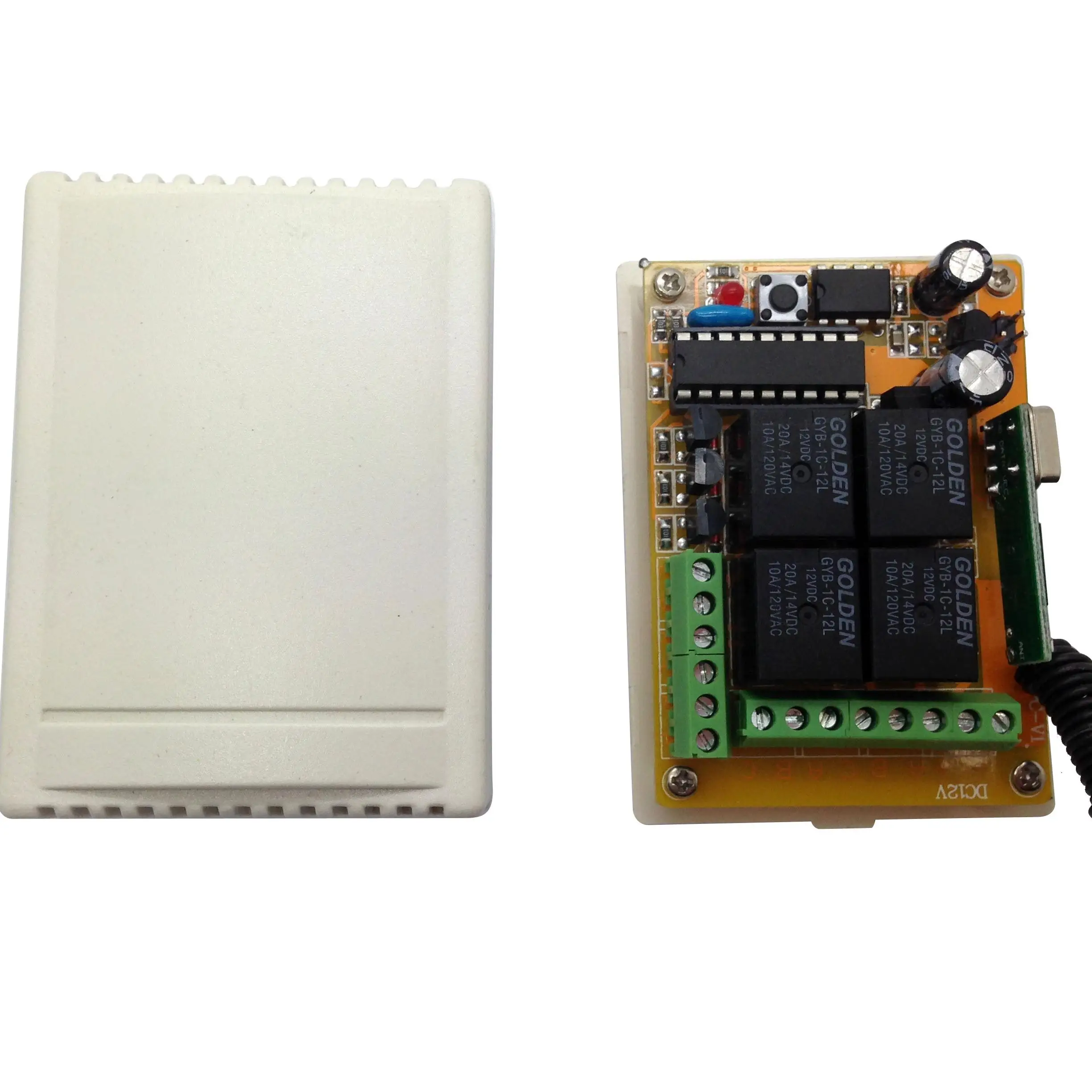 YET404PC 4 channels universal RF long range wireless remote control rf door controller and receiver