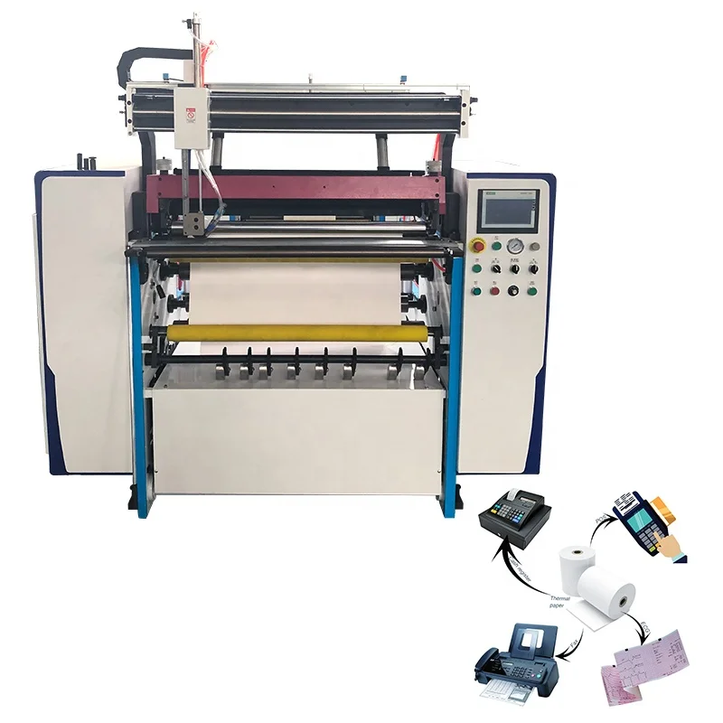 thermal paper roll slitting machine /fax paper roll cutting machine