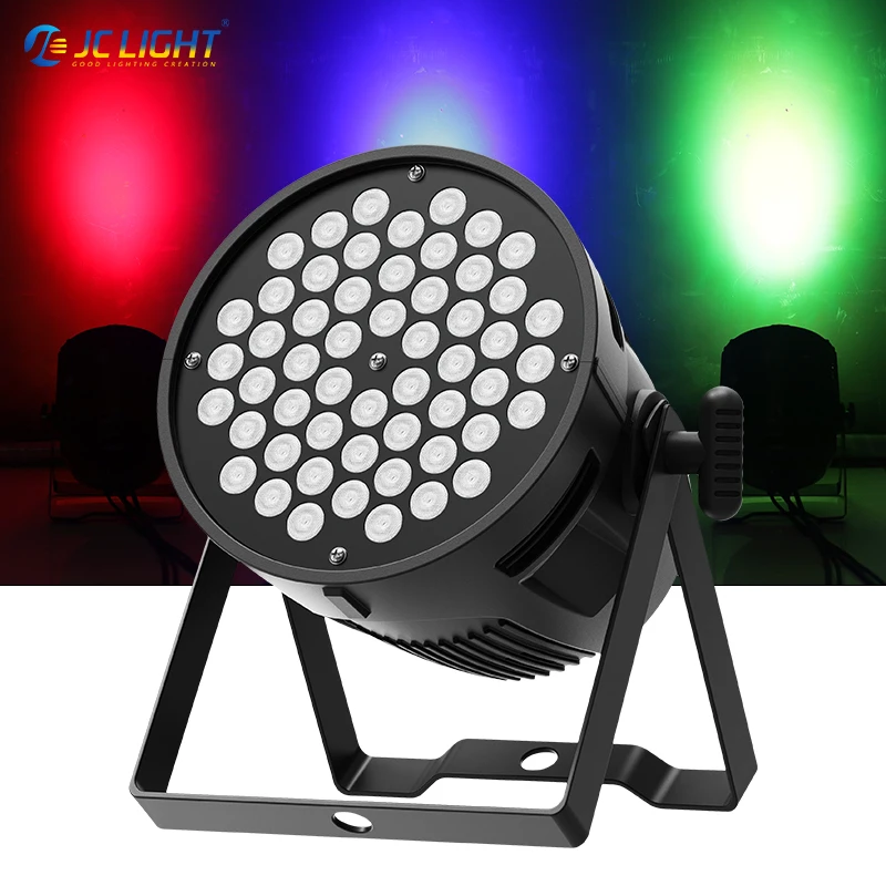 Сценическое осветительное оборудование Dmx 54x3 Вт RGB 3 в 1 обручальные светодиодные лампы 54