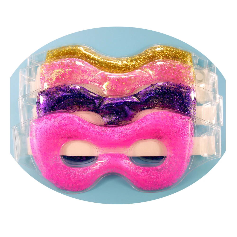 Экологичная многоразовая блестящая гелевая маска для глаз холодная гелевая маска для лица