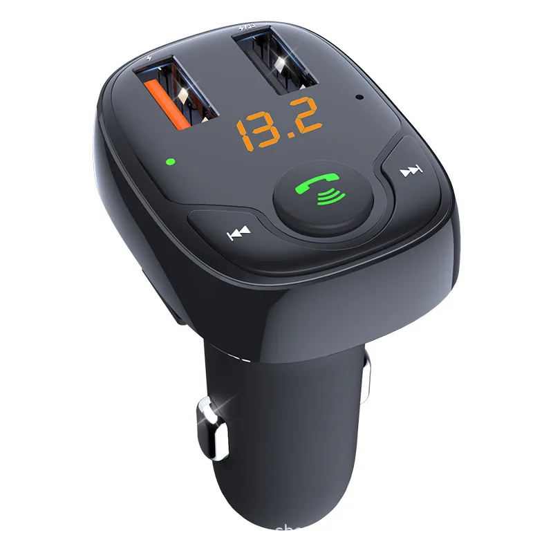 ROCK SPACE B301 36W QC3.0 PD3.0 Dual USB Car Charger Wireless FM Transmitter MP3 Player 3 Ports 12-24V Stereo Hands-Free