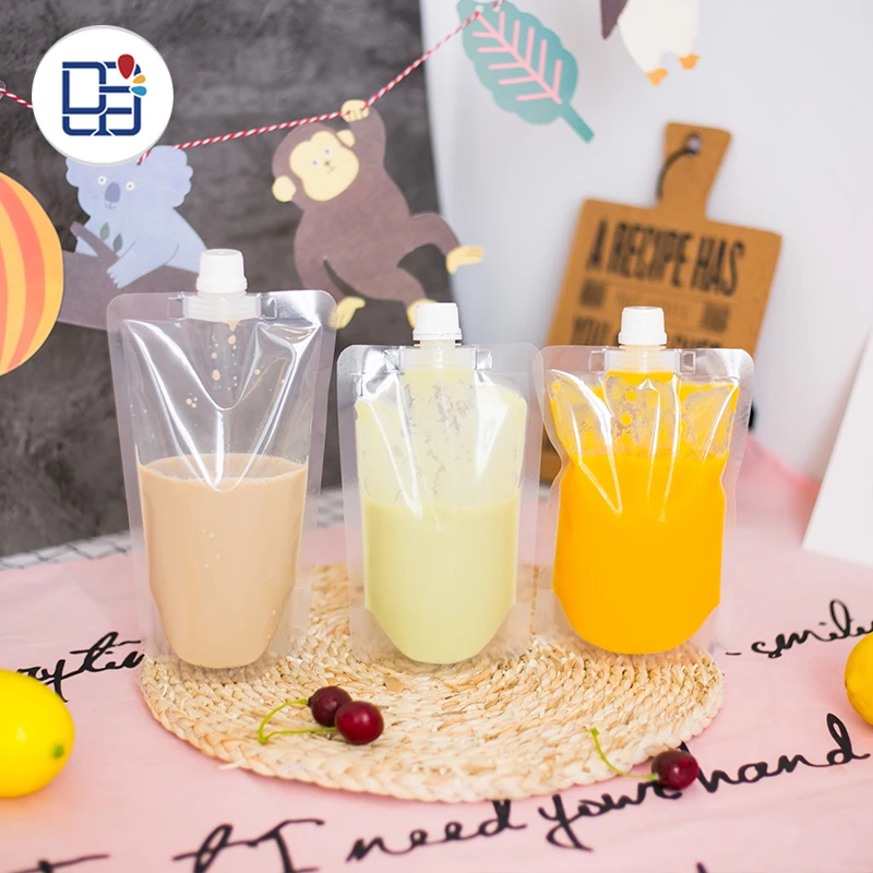 
Waterproof Spout Pouch Stand Up Pouches Liquid Plastic Screw Lid Bag On Sale 