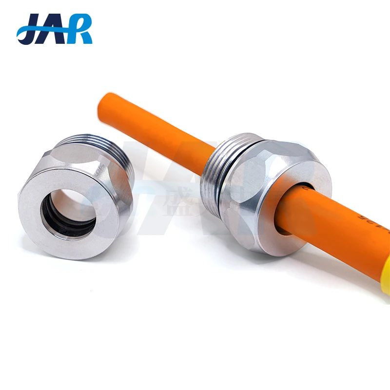 JAR Electromagnetic Shielding Connectors Aviation Aluminium High Pressure Tightening Gland