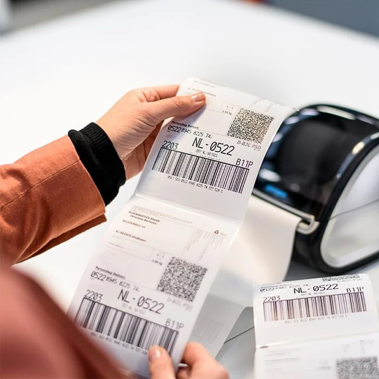 Makeup color adhesive bottle woven private 8.5 x 5.5 custom thermal label 4x6 shipping labels for amazon