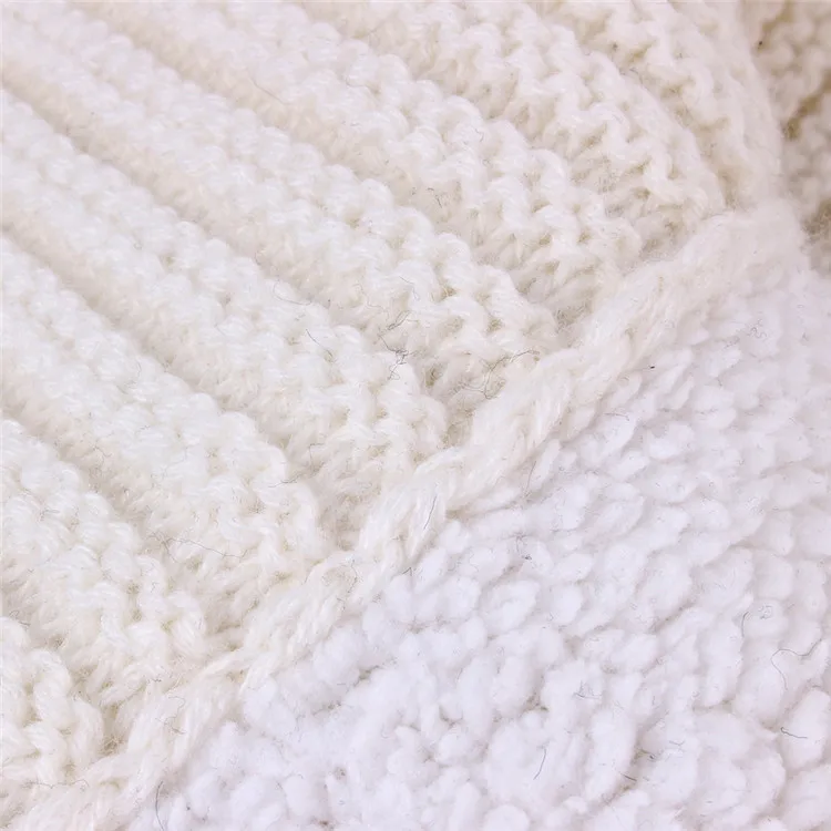 
Newborn Baby Swaddle Blanket Baby Kids Toddler Thick Knit Soft Warm Sleeping Bag Baby Stroller 