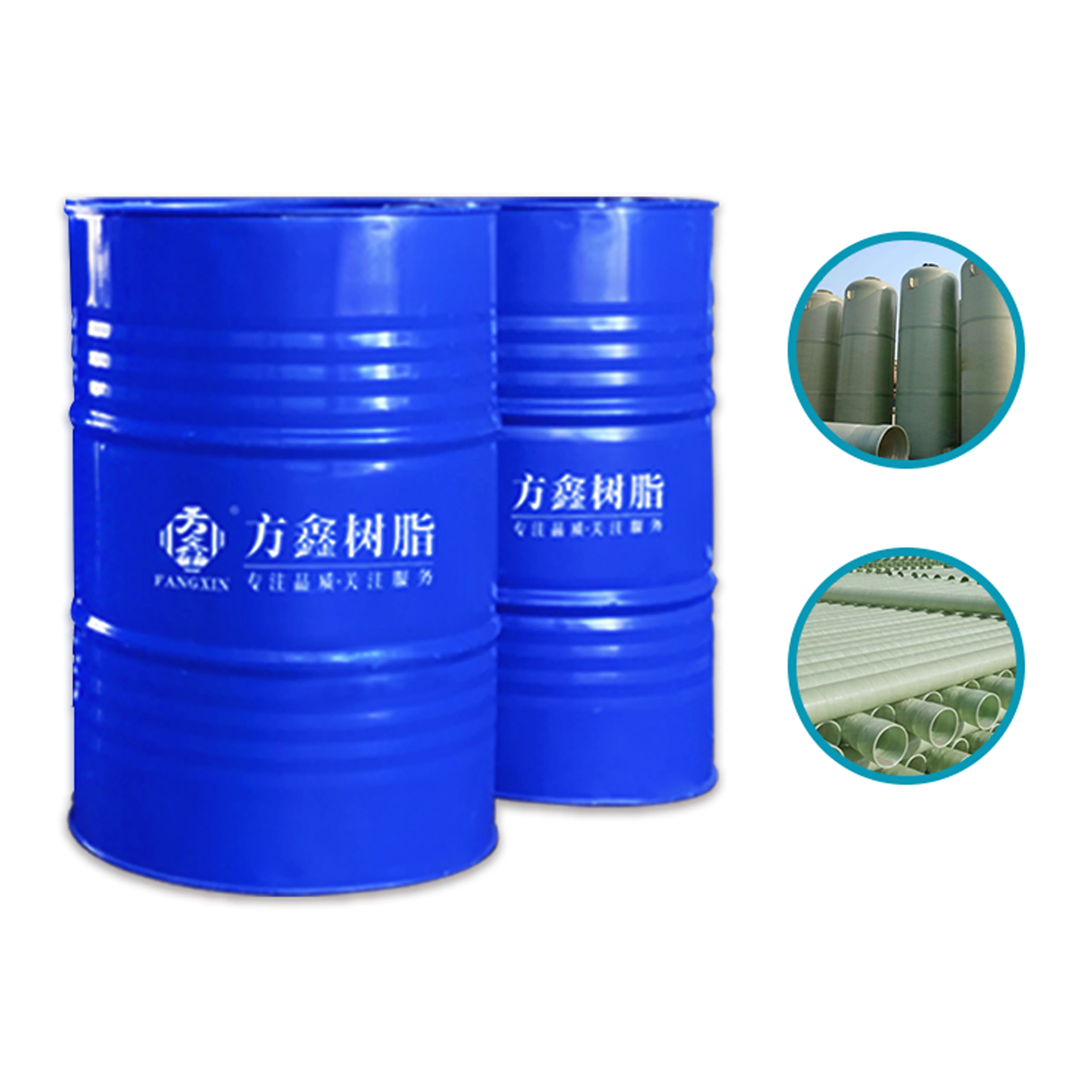 Unsaturated polyester resin used for the manufacture of FRP pipes and tanks