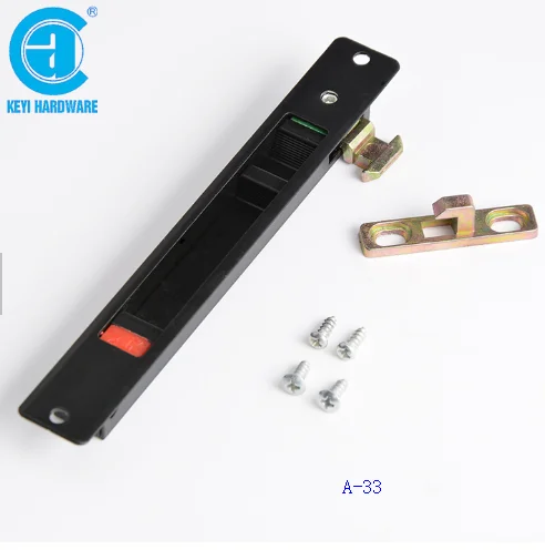 Powder Coating Sliding Window Hook flush  Lock Aluminum Door sliding Window Hardware Accessories Sliding Window Latch Locker