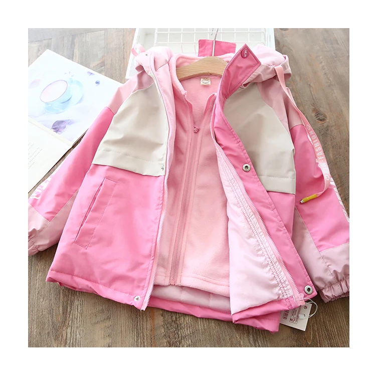 
Facrtory Prices 2 In 1 Children Coats Kids Boys Demin Jackets 