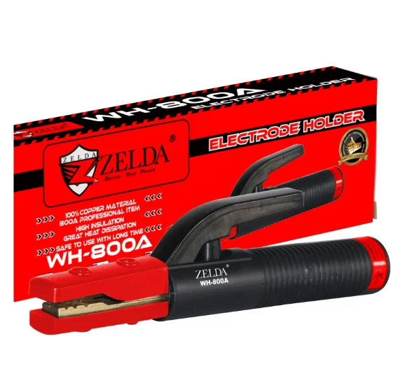 Industrial 100% Copper Electrode 800A Holder for Welding Top Quality MMA ARC Welding Magnetic Electrode Holder for Welder