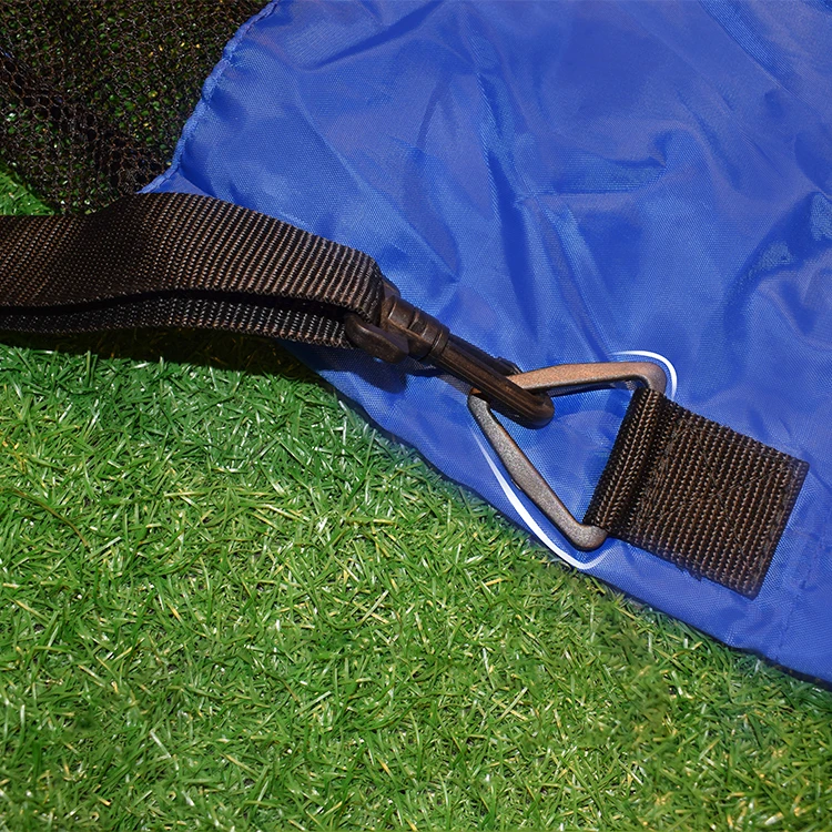Drawstring mesh soccer ball bag