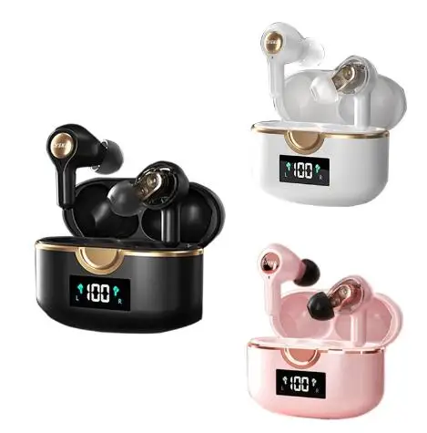 TWS BT Earbuds T22 Amazon Choice Waterproof Led Display Sport Music Headset Wireless Earphone