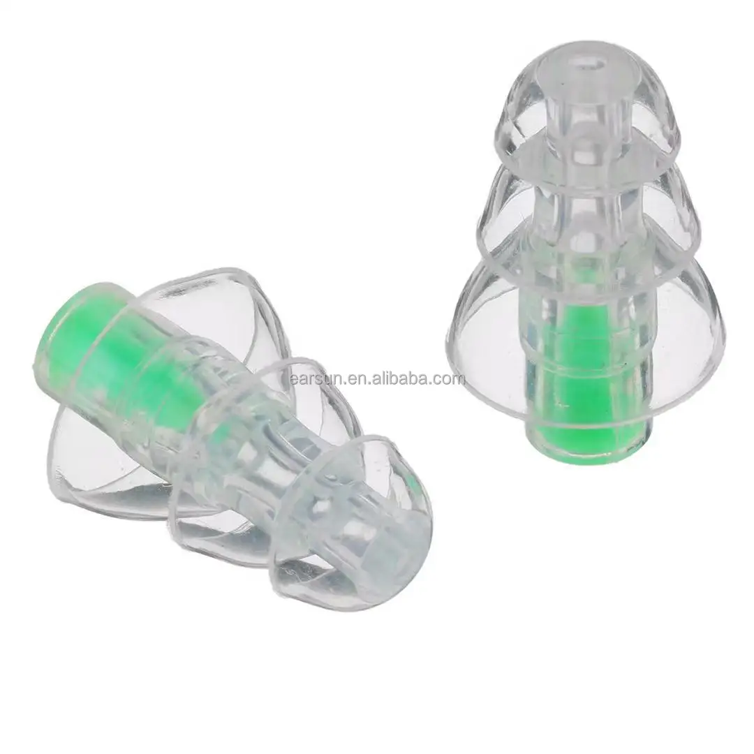 Silicone Earplugs High Fidelity Ear Plugs for Concerts Musicians Motorcycles Ears Protect Noise Sensitivity Conditions and More