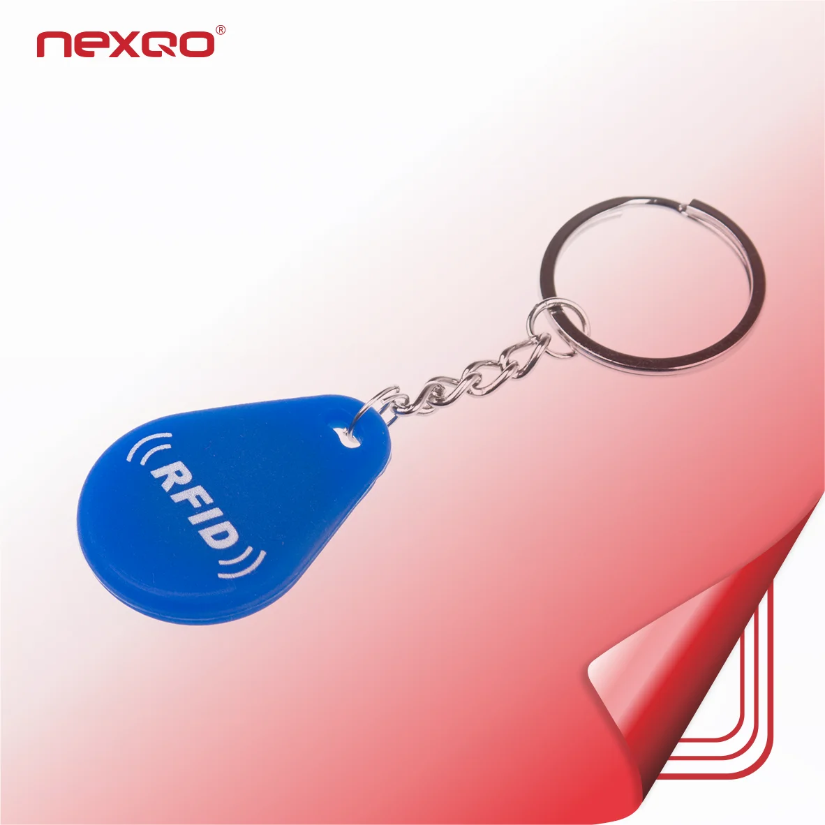 Cheap price LF HF access control waterproof contactless RFID key fob with chip