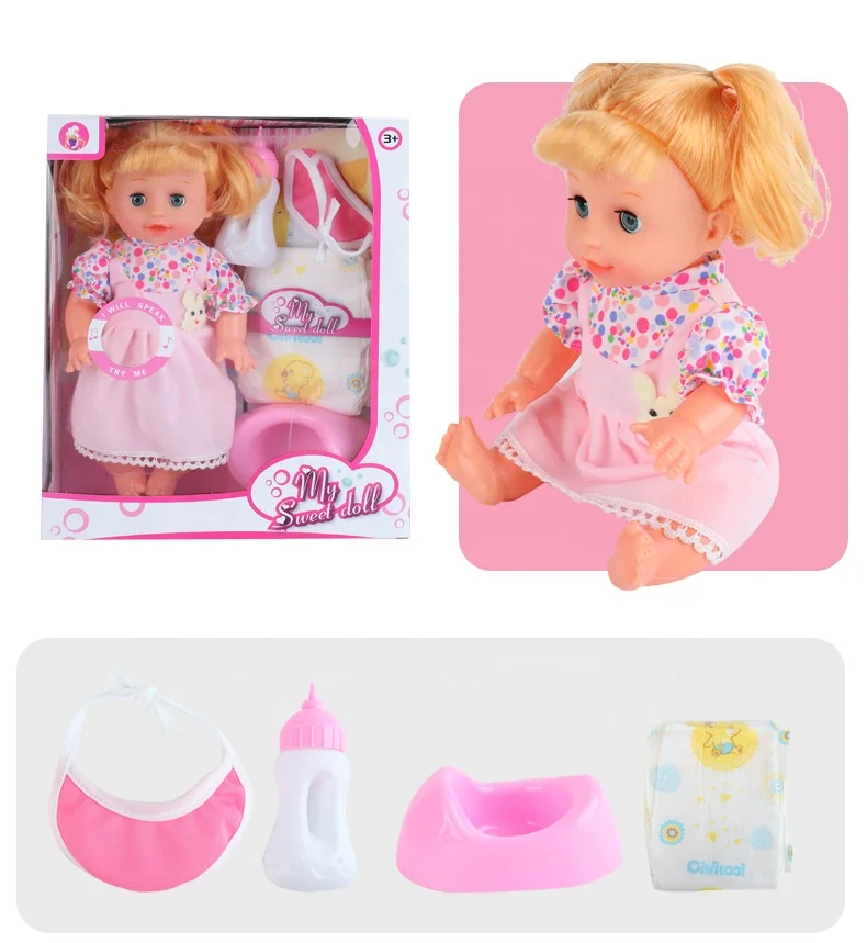 Girl birthday gifts  New born dolls Kits For Kids toys soft vinyl reborn doll set luxury mini  baby doll kit
