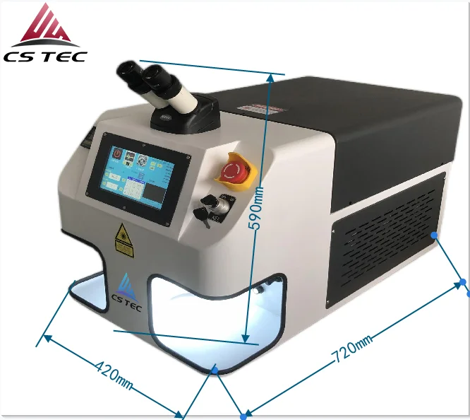 YAG Jewelry laser spot welding machine  150/200/300W for gold Ag Jewelry high accuracy