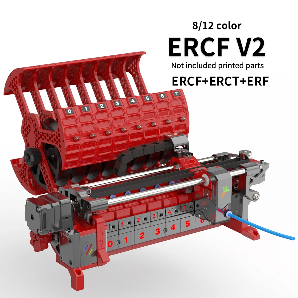 FYSETC Enrager кормушка для кролика моркови ERCF V2 12 каналов плата ERB многофункциональный материал комплект MMU 2 4 Voron