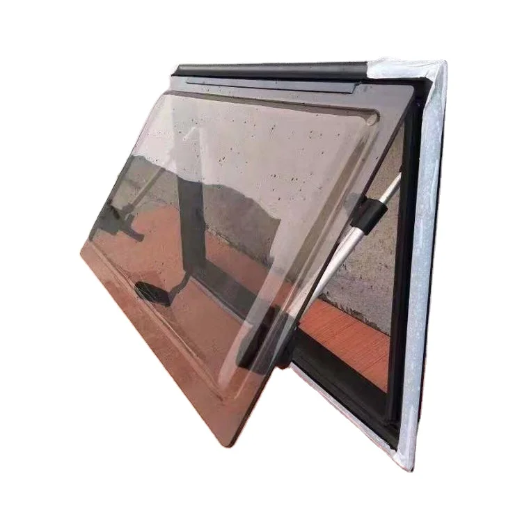 RV round corner side window