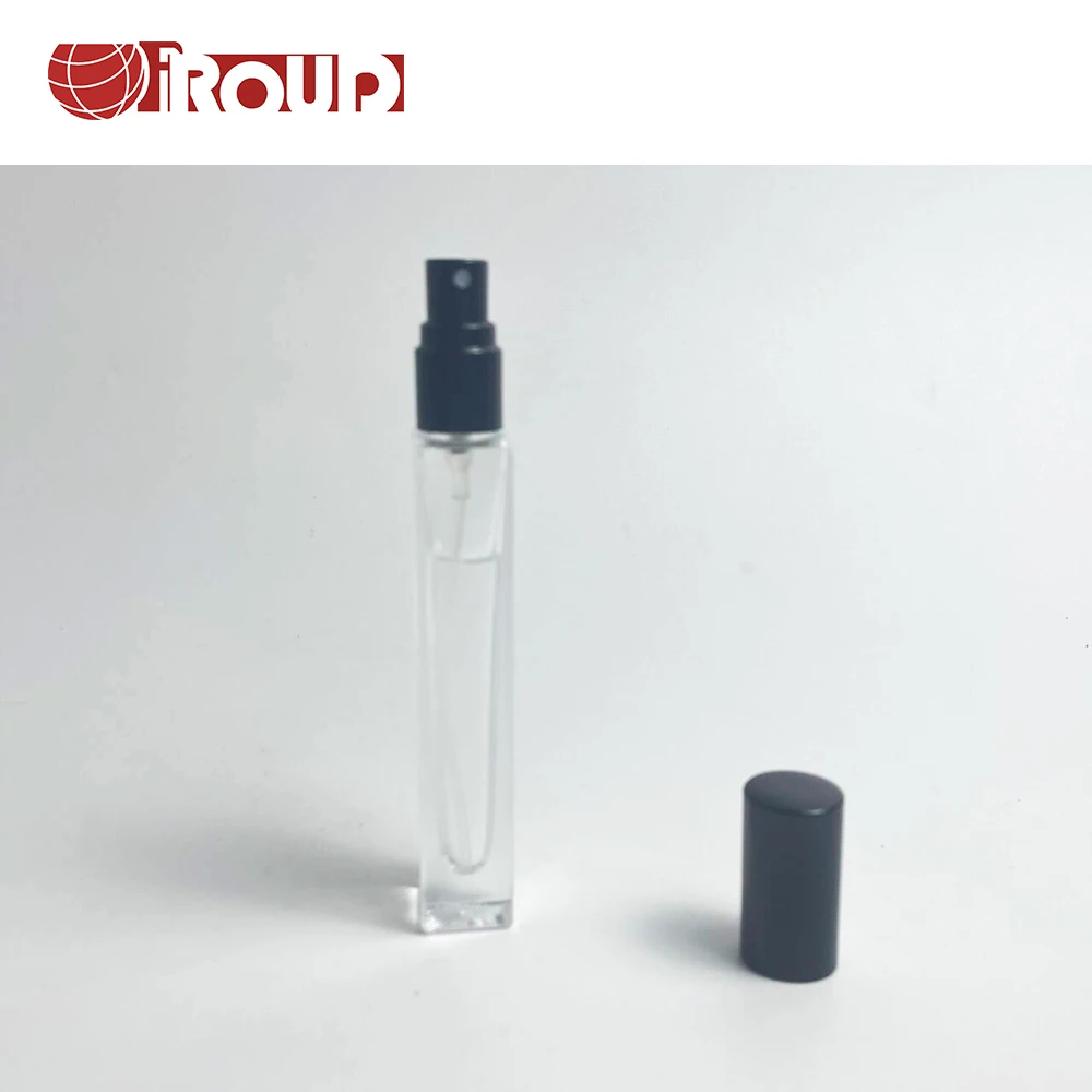 12 screw nozzle spray bottle Mini transparent spray bottle glass perfume sample atomizer