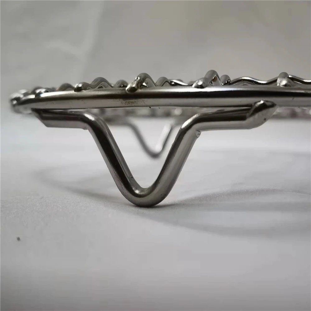 New Arrival Stainless Steel Bbq Wire Mesh Net Rectangular Cooking Barbecue Grill Nets