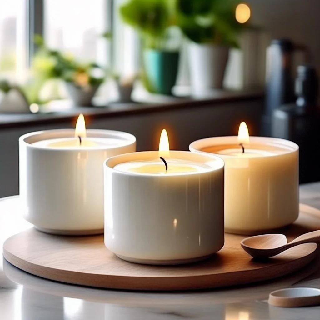 Low Price Wholesale 200ml 300ml 375ml Custom Color Frosting Glass Candle Jars With Wooden Lid