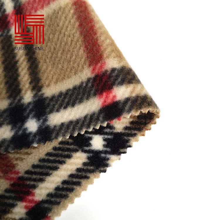 
Alibaba china supplier jacquard soft textile fabric polar fleece for garment 