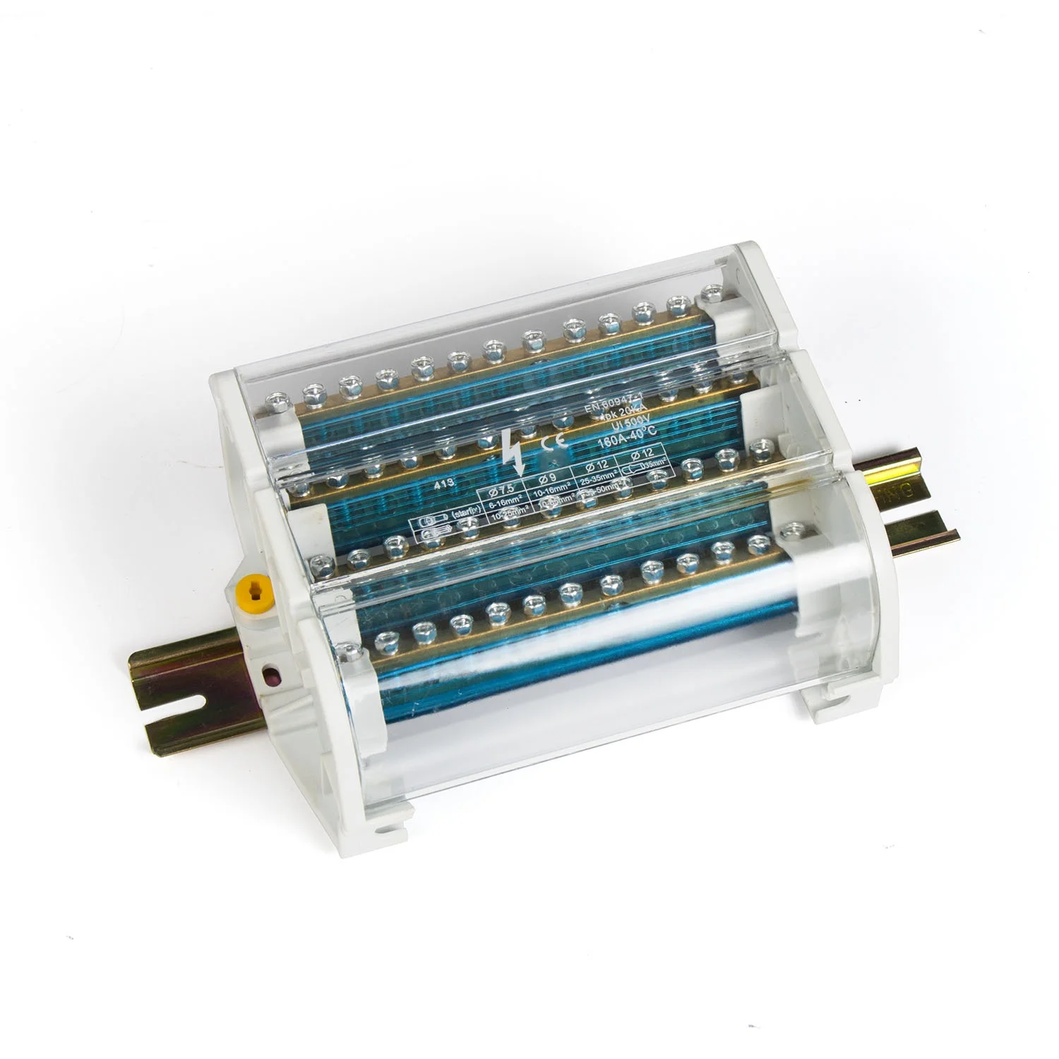 universal electric wire busbar Din Rail Terminal Block junction box power distribution block