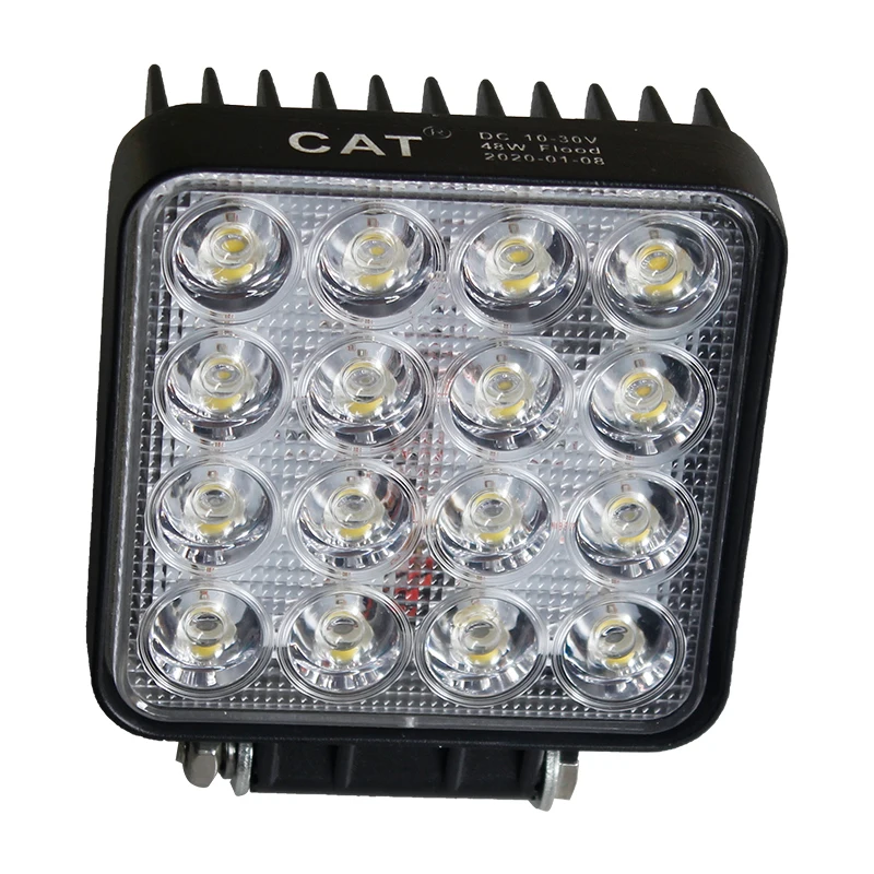 Car LED Worklight 48W Offroad Work Light 12V Light Fog Lamp 4x4 LED Tractor Headlight Bulbs Spotlight for EXCAVATOR
