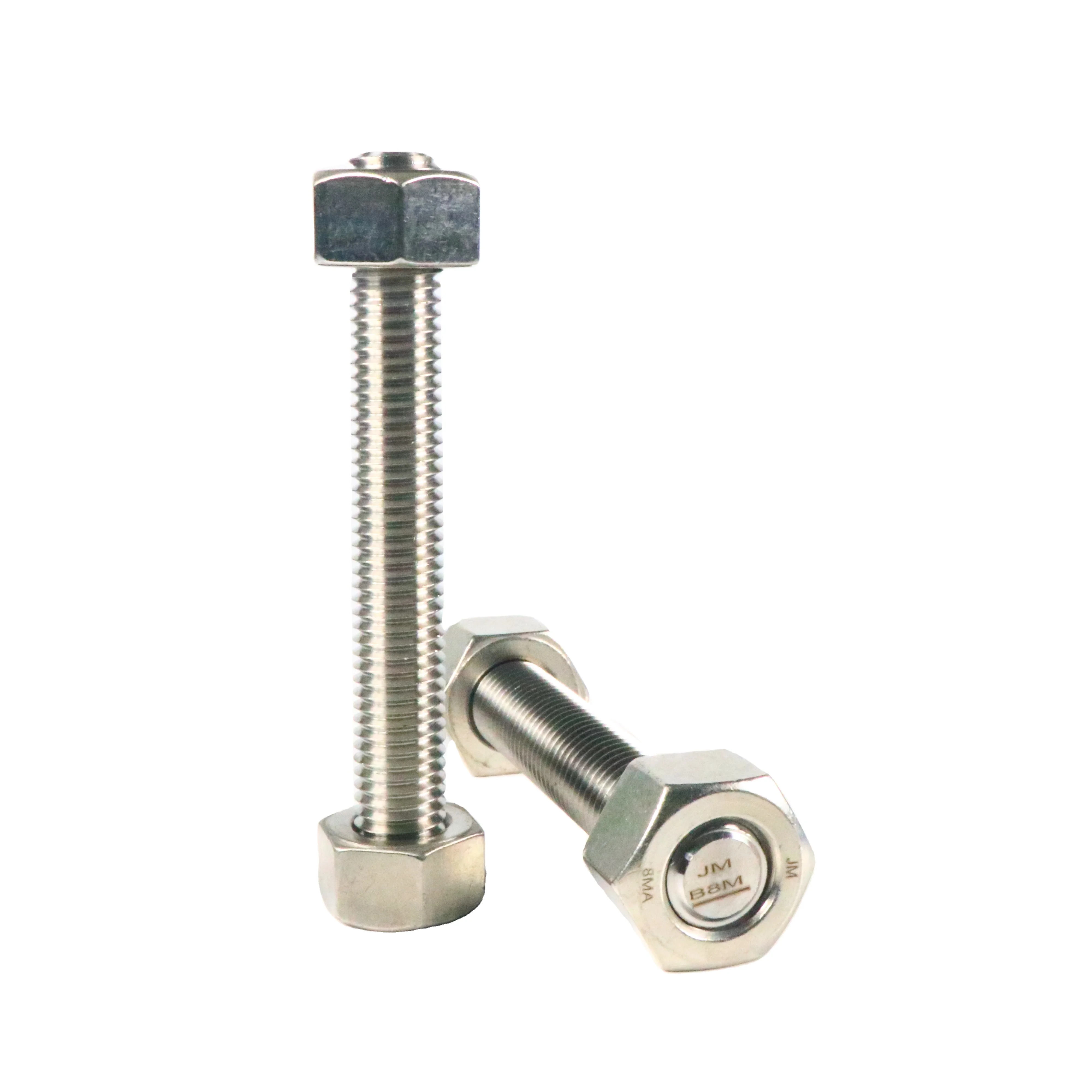 JM Brand ASTM A320 B7 B8 B8M L7 M10 M20 Stud Bolts With Nuts And Washers