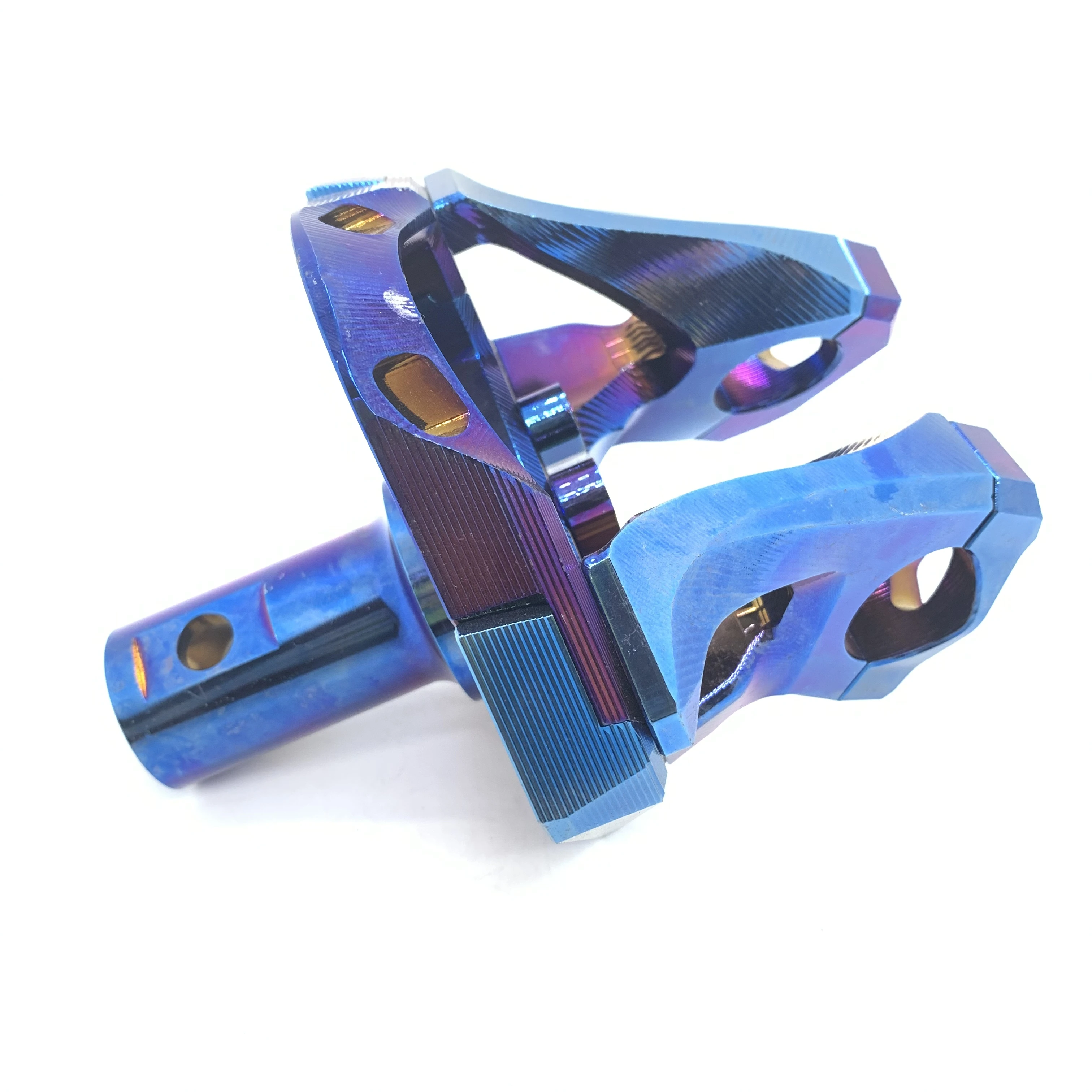 Aluminum alloy color titanium motorcycle handlebar head for RSZ