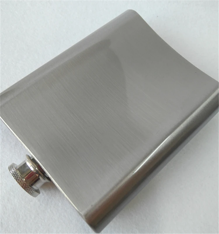 Silver Premium Sublimation 6oz 7oz 8oz Stainless Steel Wine Hip-Flask Flasks for MEN Liquor Whiskey