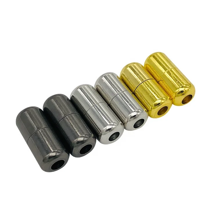 Factory Wholesale Hot Metal Capsule Shape Lazy Person Shoelace Buckle No Need Tie Shoe Material Accessories