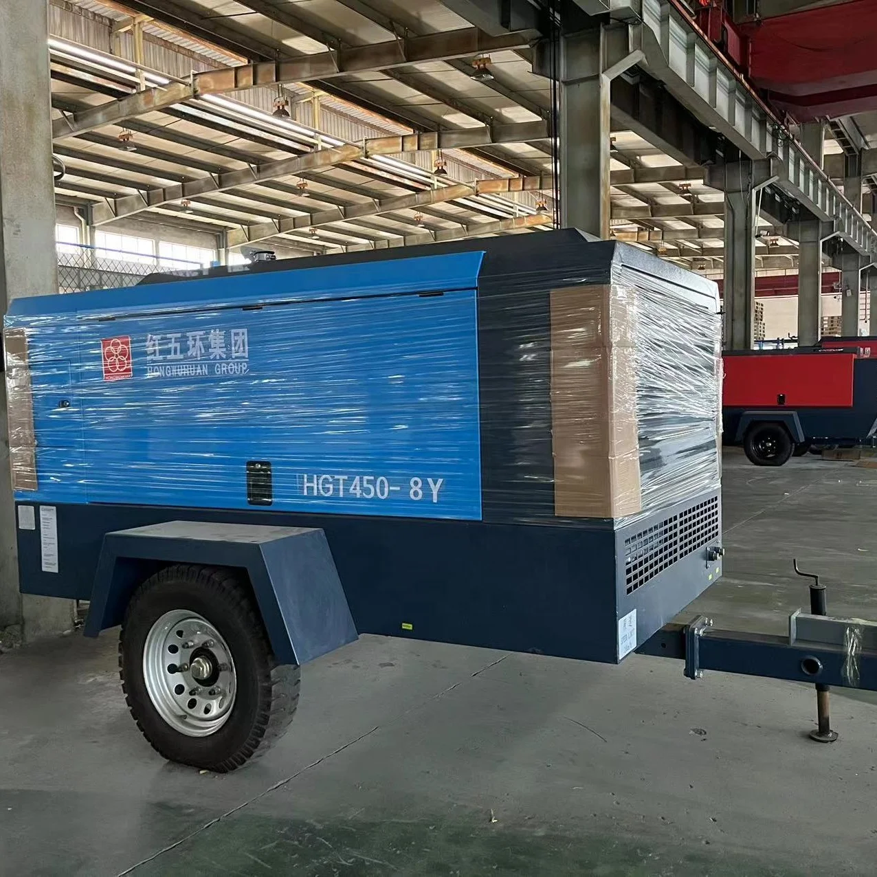 460cfm pneumatic jack hammer diesel mobile screw air compressor price