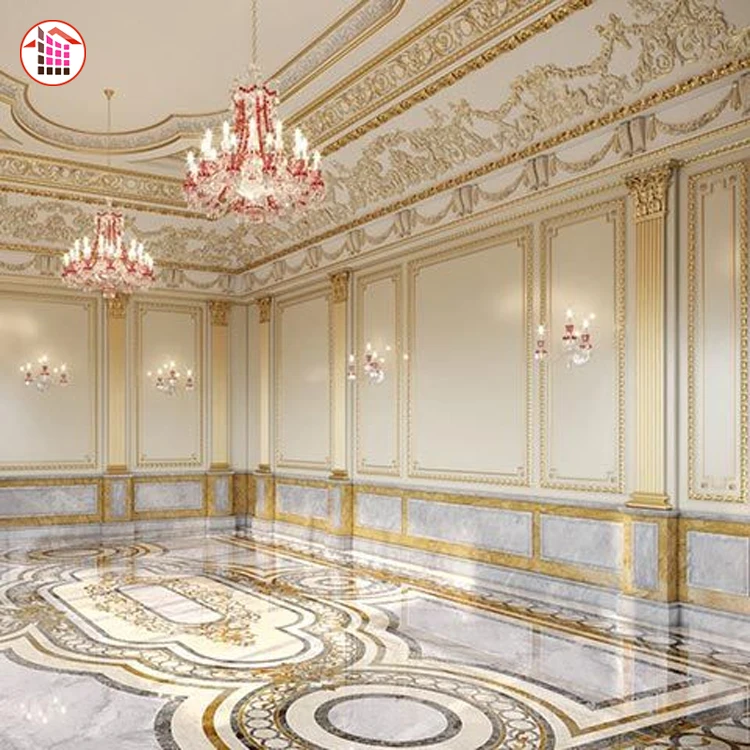 
Luxury Custom Photo Medallion Waterjet Marble Flooring Foyer Medallion Floor Tile Sale 