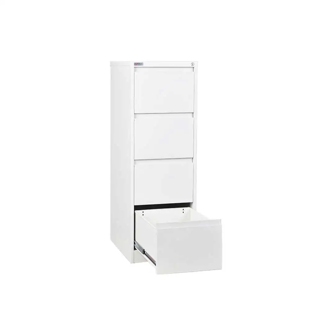 Офисный шкаф стальной вертикальный четырехсекционный запираемый роскошный для хранения