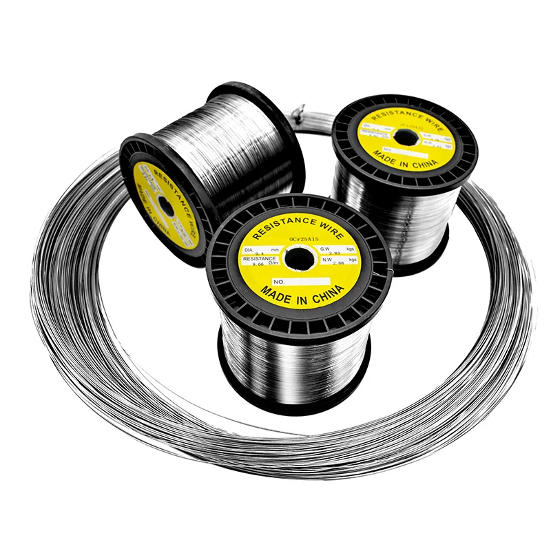 Высококачественная нагревательная проволока Nichrome Cr20Ni35 XH78T плоская яркая поверхность