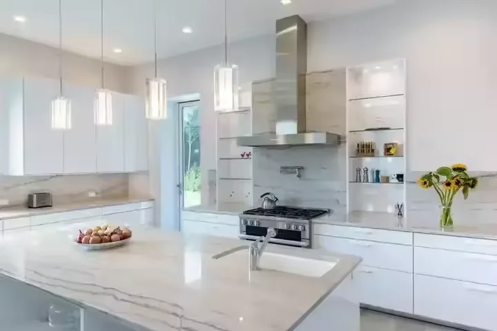 Australia Standard Environmental Friendly Material Modern Polyurethane Kitchen Cabinet