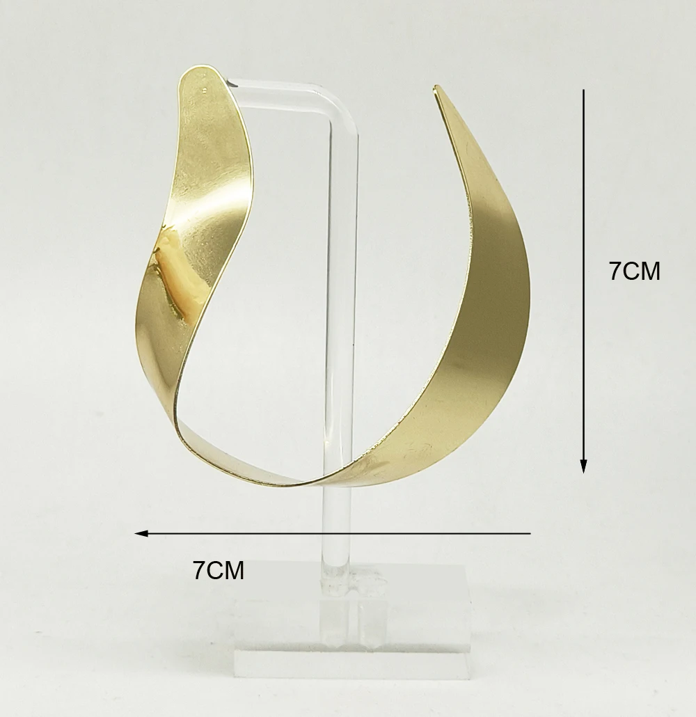 GDJWRI large earrings luxury dangle big elegant African earrings for women unique new design hoop