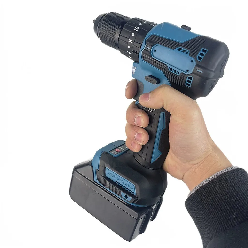 Hand Cordless Impact Drill Machine Tools Cordless 21V Lithium Power Drills Homeuse Electric Power Tools