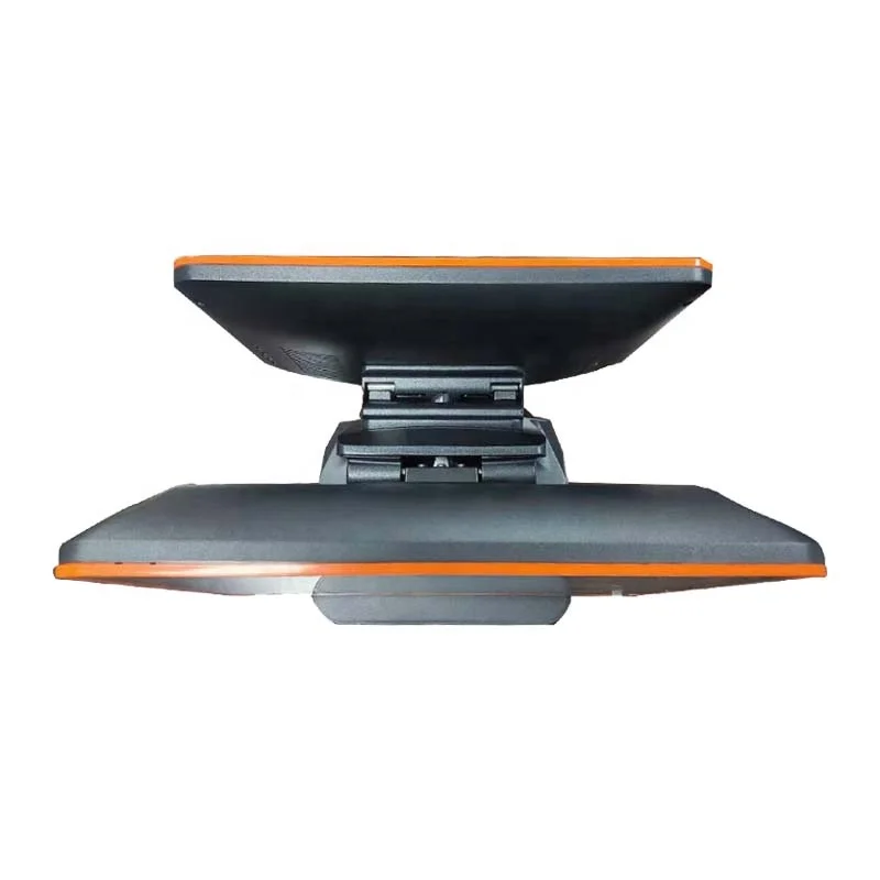 New Style 15 inch Windows Pos Machine Touch Screen Cash Register Dual Screen All in One POS for Supermarket