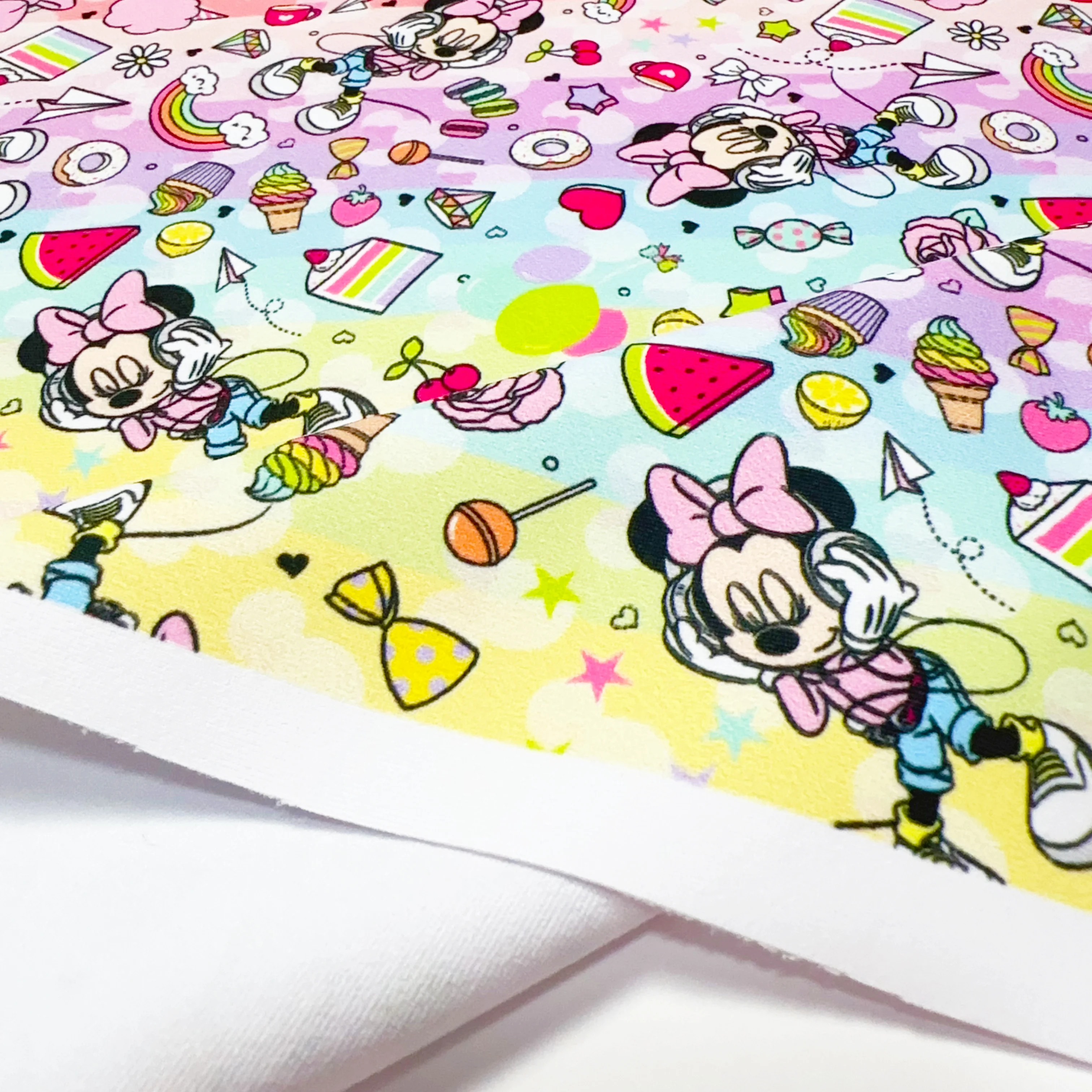 Custom digital printing 4 way stretch digital printed Dbp fabric Custom Designs Double Brushed Poly Printed Fabric for Clothes