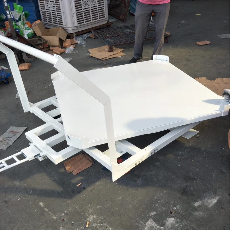 Heavy Duty customized Metal Rack hand pallet trolley handle platform trolley