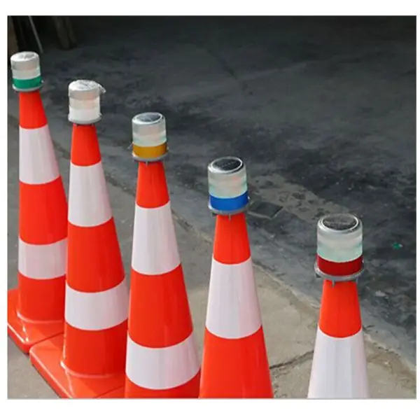 Barricade Solar LED Signal Lighting Traffic Road Cone Stud Safety Flashing Warning Light cpme blinkers lights