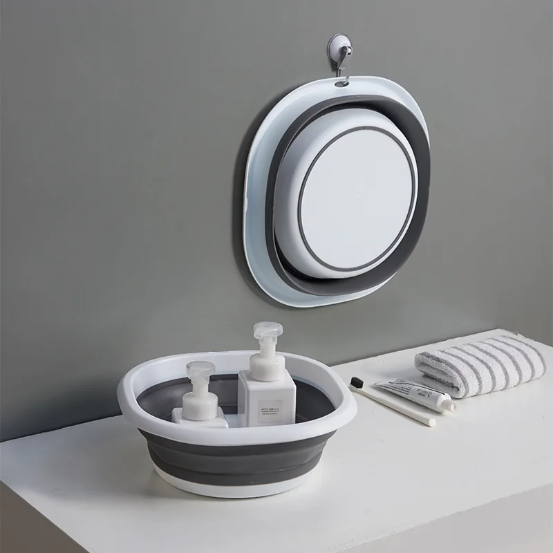 High-quality Large Capacity 10L  Multi-Function Folding Wash Basin, Bathtub, Vegetable Wash Basin For Home or Camping