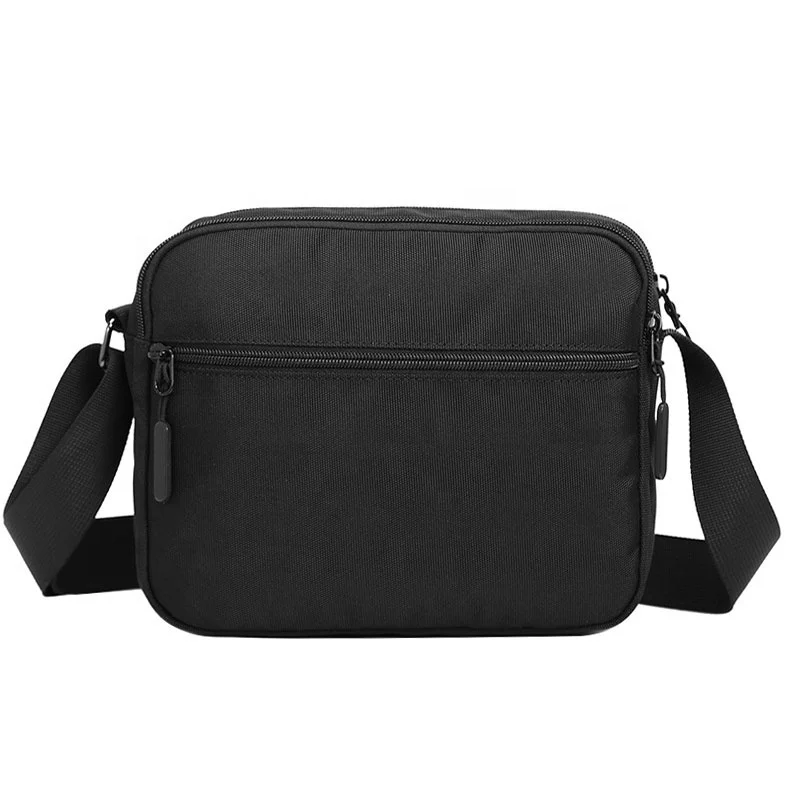 Custom Durable Nylon Oxford Lager Capacity Waterproof College Shoulder Bag Boys Crossbody Bag Male Messenger Bag for Men