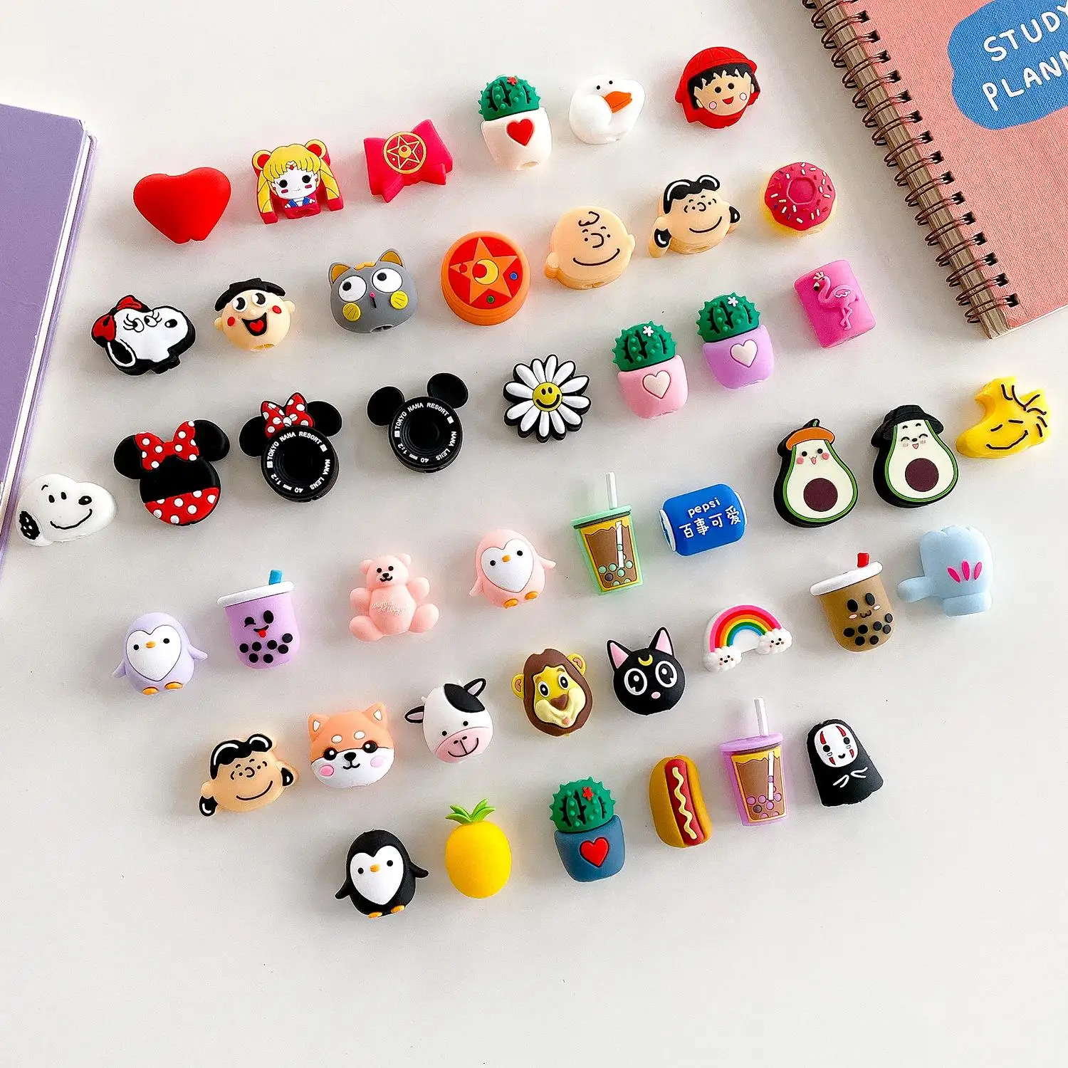 New Fruit/animal Shape Cable Bites Silicone Protector For Charging USB Data Cable Mobile Phone Charger Protector De Cable