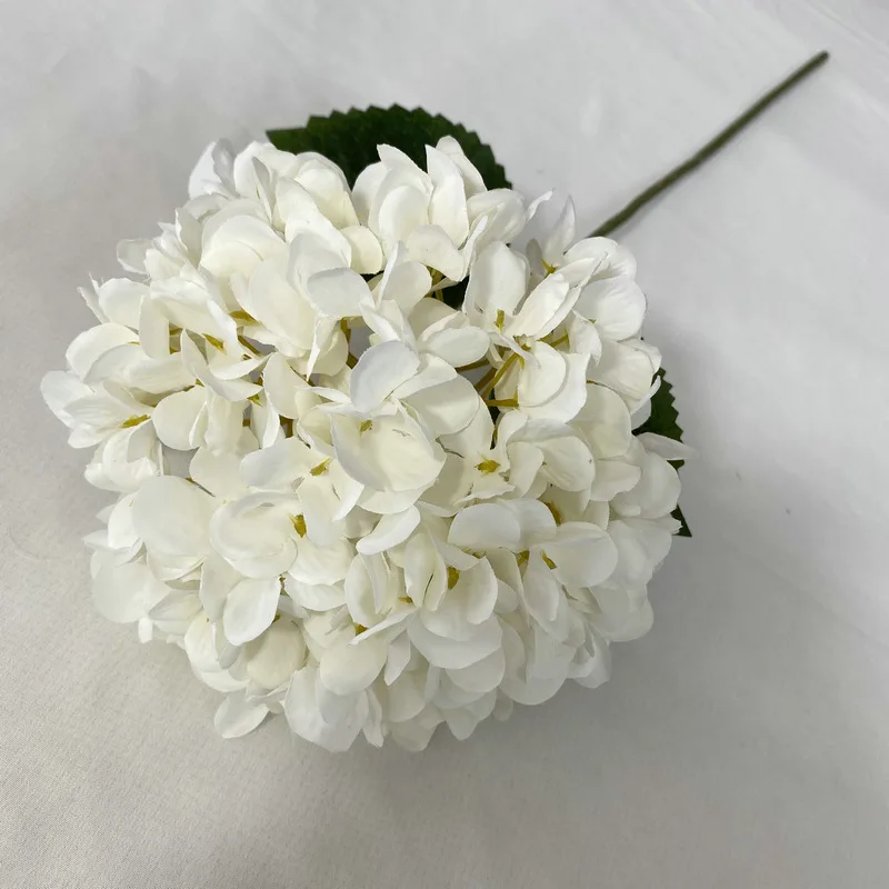 Real Touch Hydrangea Flower White Hydrangeas Flowers For Wedding Decoration